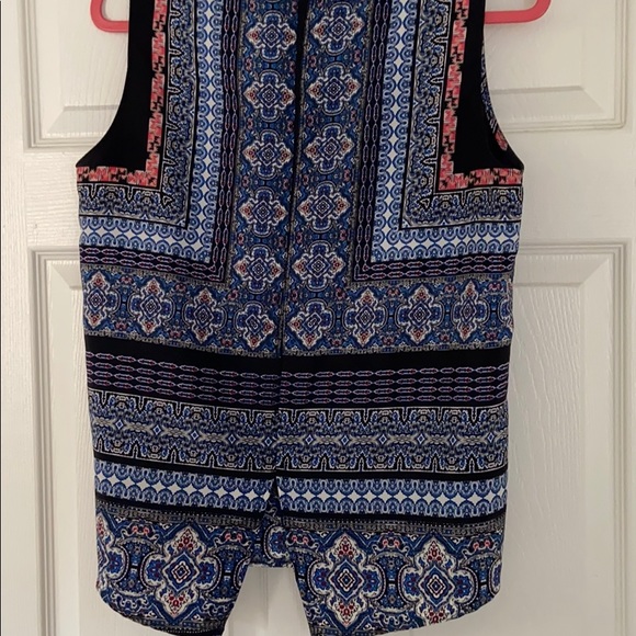 Patterned tank blouse - Picture 3 of 4